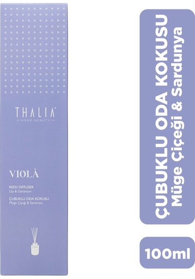 Thalia Home Müge Çiçeği & Sardunya Çubuklu Oda Kokusu 100 ML