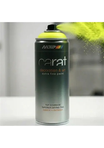 Carat Sprey Boya Floresan Sarı 400 Ml Diğer