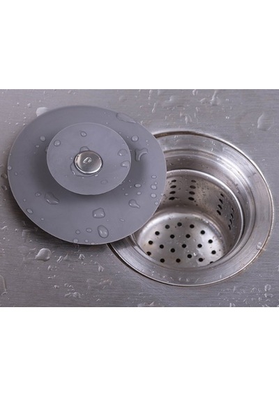 Silikon Lavabo Ve Küvet Tıkacı Süzgeç Tıkanıklık Önleyici Saç Tutucu