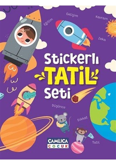 Stickerli Tatil Seti Mor Ast.