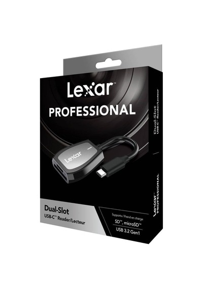 Lexar Profesyonel Çift Yuvalı Okuyucu, Usb-c Bağlantılı, Sd Ve Mi