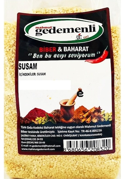 Mahmut Gedemenli Susam 1 KG