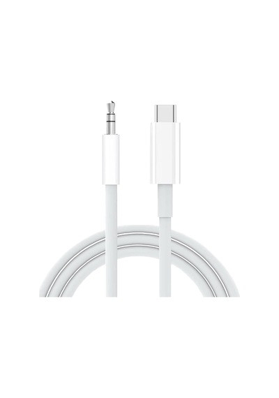 Schitec Type-c To 3.5mm Aux Ses Kablosu Dönüştürücü Beyaz Ax806