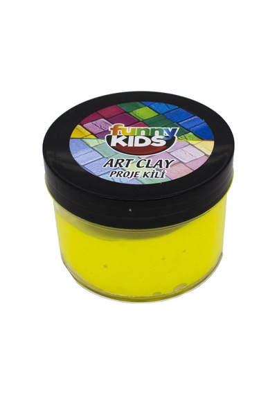 Funny Kids Art Clay Proje Sanat Kili Sarı 554