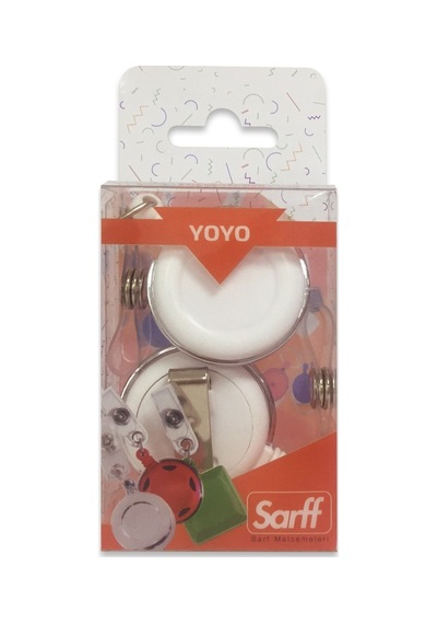 Sarff Yuvarlak Kancalı Lüx Beyaz Yoyo Blister - 2adet