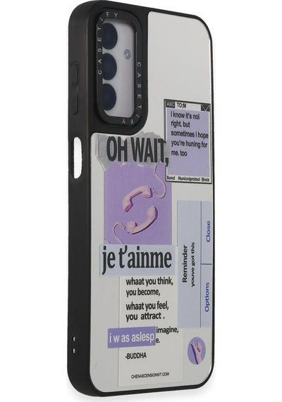 Uray Store Samsung Galaxy Uyumlu  M14 5g Kılıf Mirror Desenli Kapak - Mirror - 4