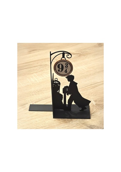 Harry Potter Platform 9 ¾ Kitap Tutucu 3d Baskı Dekoratif Kitaplık Organizer