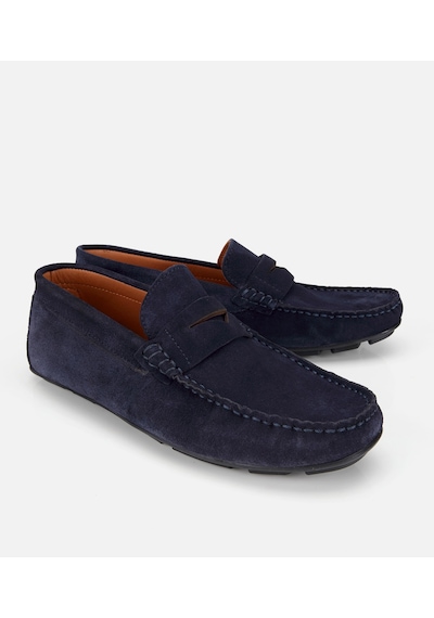 Hotiç Erkek Süet Deri Lacivert Comfort Günlük Loafer