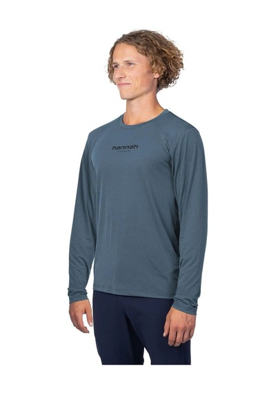 Hannah Bine L/s Uzun Kollu Erkek T-shirt Anthracite