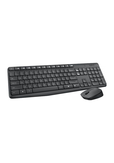 LOGITECH MK235 TÜRKÇE KABLOSUZ KOYU GRI Q KL  VYE+MOUSE