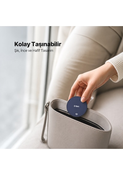 Ttec Aircharger Pro 2 Bliss Qi2.2/magsafe Özellikli 25w iPhone Uyumlu/android Stantlı Kablosuz Hızlı Şarj A Mavi