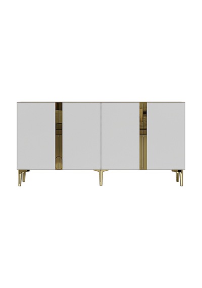 Ka1598dbg Anka150 Konsol, Kahve Köşesi, Tv Sehpası Ve Dolap Safirmeşe - Beyaz - Gold 150cm Ka1598dbg Anka150 Konsol, Kahve Köşesi, Tv Sehpası Ve Dolap Safirmeşe - Beyaz - Gold 150cm