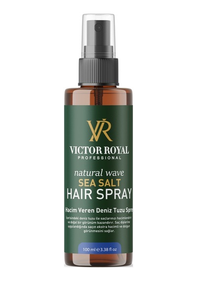 Victor Royal Hacim Ve Dolgunluk Veren Deniz Tuzu Saç Spreyi 100 ML