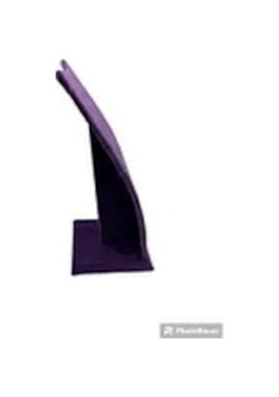 Yerli Üretim Dubai Model Süet Kumaş Mor Renk 18/9 Cm Kolye -zincir Ayaklı Stand Çok Renkli