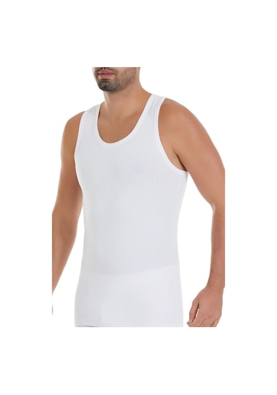 Yıldız Çamaşır Erkek Bambu Sporcu Likralı Atlet 490-491-492 - 3 Adet Beyaz