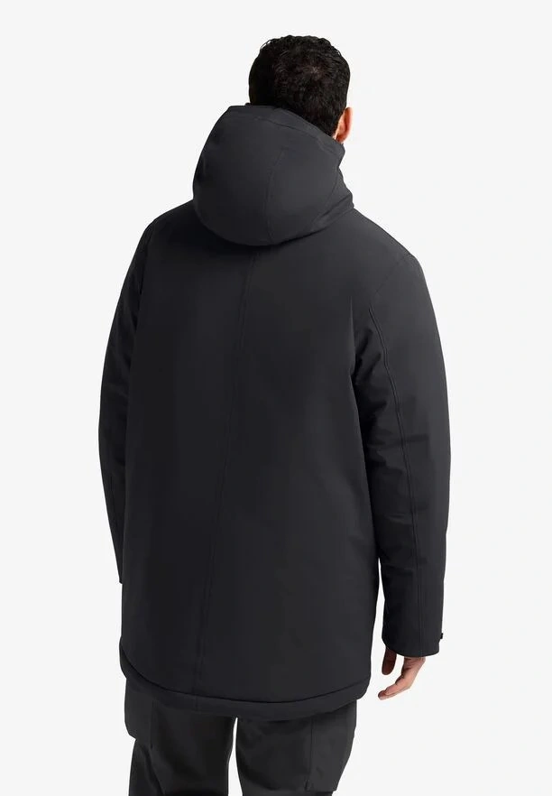 Jack Wolfskin Cold Camp Coat Erkek Out.wp Mont Siyah