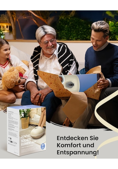 Renpho Isılı Ayak Masajı, Ses Kontrollü Shiatsu Ayak Masajı 2026 Yeni, Ev Veya Ofis İçin Krem Beyaz Tasarım, Kadınlar İçin İyi Hediye, Anne, Kız Arkadaşı