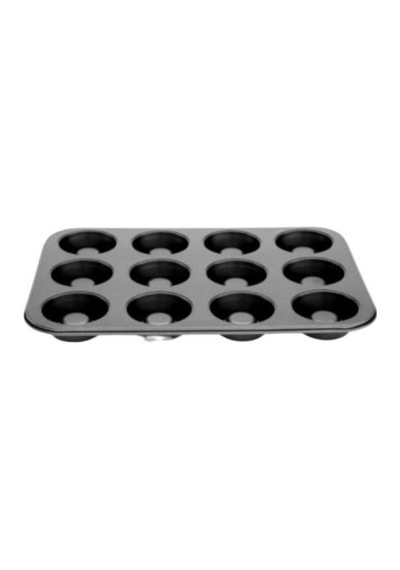 Esonez Muffin Kalıbı 38 Cm 12'li Siyah