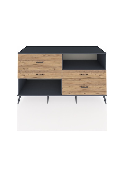 Kronos Konsol Tek Raflı 4 Çekmeceli 176x59x99 Antrasit-antrasit/ Antrasit-antrasit/çam Kronos Konsol Tek Raflı 4 Çekmeceli 176x59x99 Antrasit-antrasit/ Antrasit-antrasit/çam