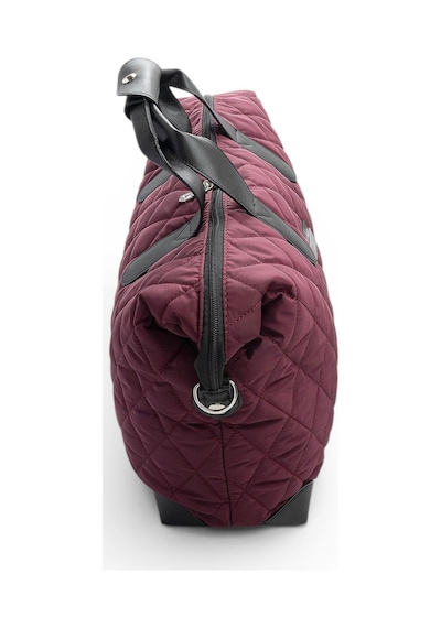 Silver & Polo Silver Polo Bordo - Siyah Memory Unisex Kadın Erkek Seyahat Çantası Sp1141