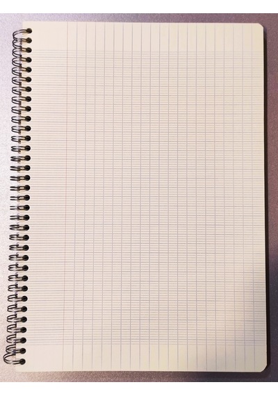 L.C 96Yp Karton Kapak Dikişli Fransız Tipi Kareli Defter