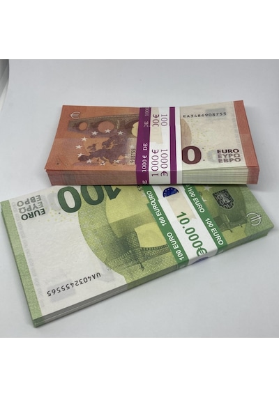 Aykar 200 Adet Geçersiz 10 Ve 100 Euro Düğün Para Dizi Film Tiktok Ve