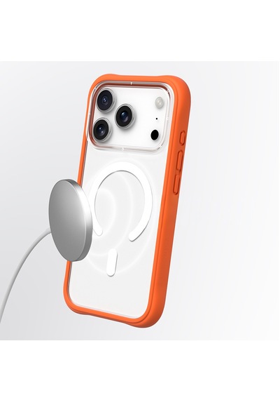 Apple Uyumlu iPhone 17 Pro Max  Kılıf M-safe Özellikli Airbagli Youngkit Dynamic 2 Serisi Kapak Turuncu Turuncu