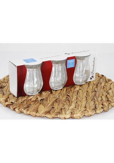 Paşabahçe Linka Çay Bardak 3 Lü 42741-9033859912744 Şeffaf