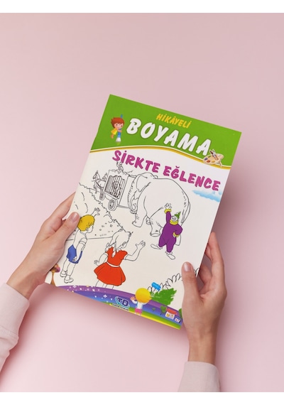 Hikayeli Boyama Kitapları 5'li Hikaye İle Boya