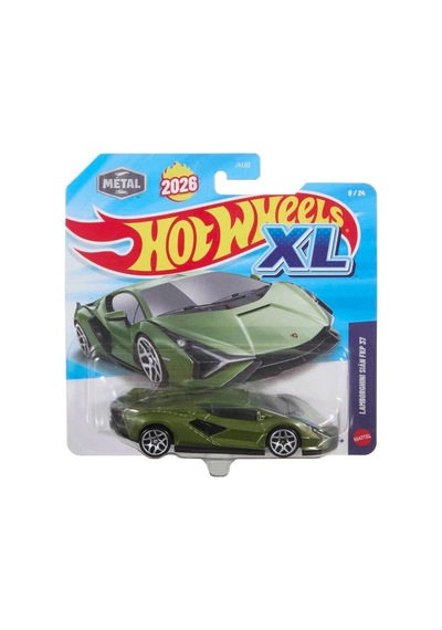 Hot Wheels Xl Diecast Araba Tekli Paket 1:43 Lamborghini Sian Fkp 37 Jkl07 Çok Renkli