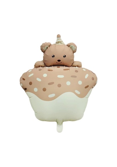 Retro Pastel Kek Folyo Balon Karamel 52.5-72.5 Cm