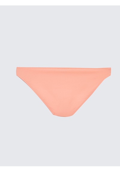 Lcw Dream Mercan Düz Raşel Kumaş Kadın Bikini Alt