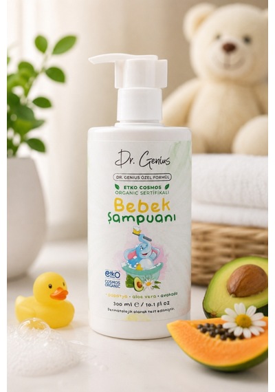 Dr. Genius Özel Formül Organik Sertifikalı Bebek Şampuanı - 300 Ml Diğer