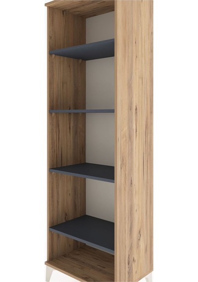 Hyperion Dolap 4 Raflı 60x44x195 Çam-antrasit Çam Hyperion Dolap 4 Raflı 60x44x195 Çam-antrasit Çam