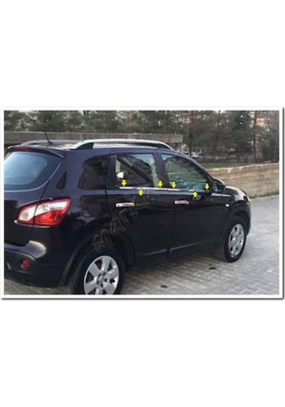 Db Chrome Nissan Qashqai Cam Çıtası Nikelajı 2007-2014 4 Parça P.