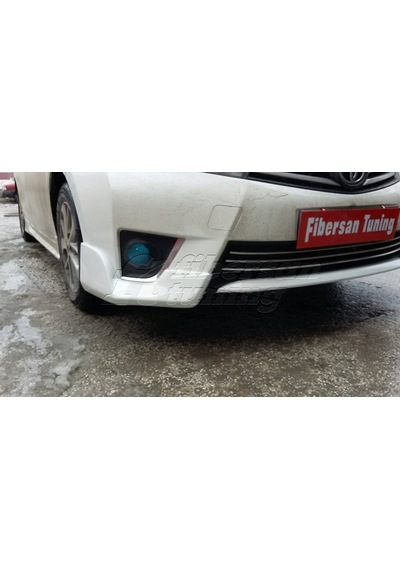 Toyota Corolla Uyumlu Ön Tampon Lip (sag-sol) ---fibersan Tuning