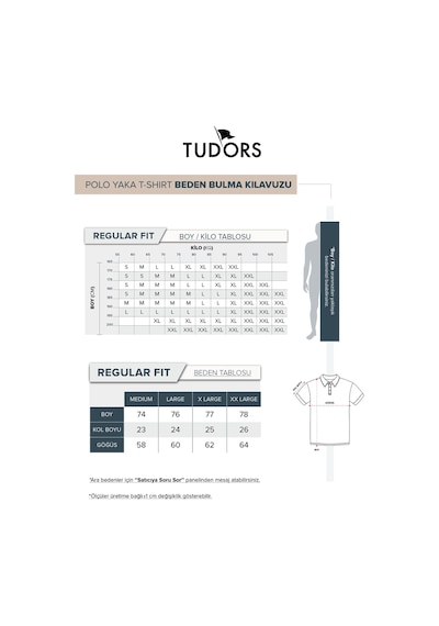 Tudors Erkek Regular Fit Klasik Kesim Pamuklu Yumuşak Dokulu Serin Tutan Kumaş Düz Kırmızı Polo Yaka Tişört-35003 Kırmızı