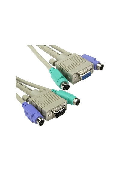 2 Metre Erkek Dişi Kvm Switch Kablosu Dişi Erkek Kvm Kablo