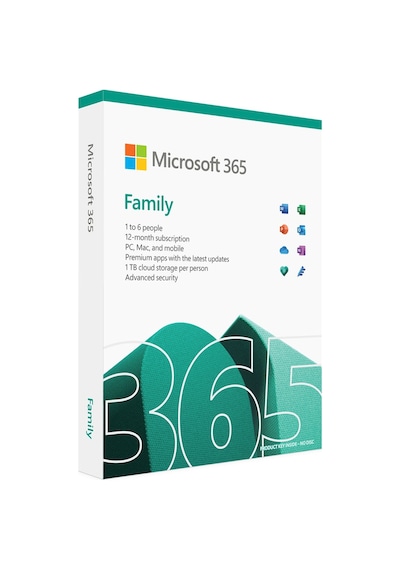 Microsoft Office 365 Aile 6GQ-01958 Türkçe Kutulu Ofis Yazılımı (6 Kullanıcı)