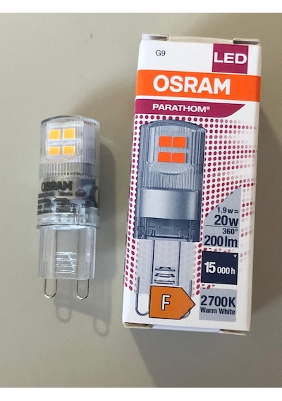 Osram G9 Led Lamba 1.9w 20w 200lümen 2700kelvin Sarı 15,000 Saat