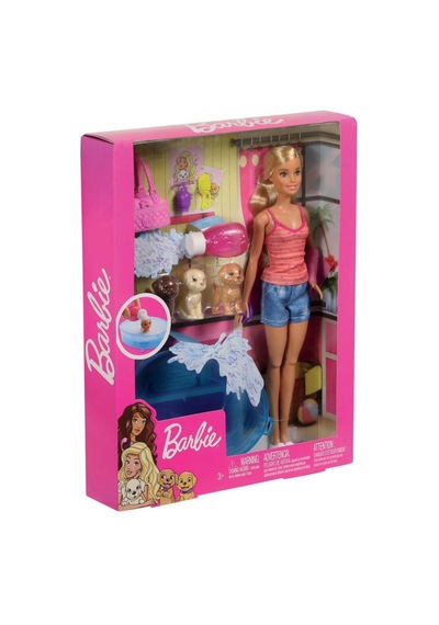 Barbie Ve Şirin Köpekleri Banyo Keyfinde Gdj37