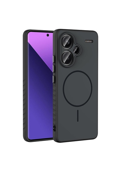 Xiaomi Redmi Note 13 Pro Plus 5g Kılıf Kamera Lens Korumalı Magsafe Destekli Silikon Pazarplus Gümüş