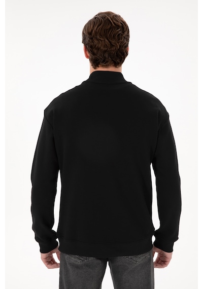 U.s. Polo Assn. Erkek Siyah Sweatshirt 50293380-vr046 Siyah