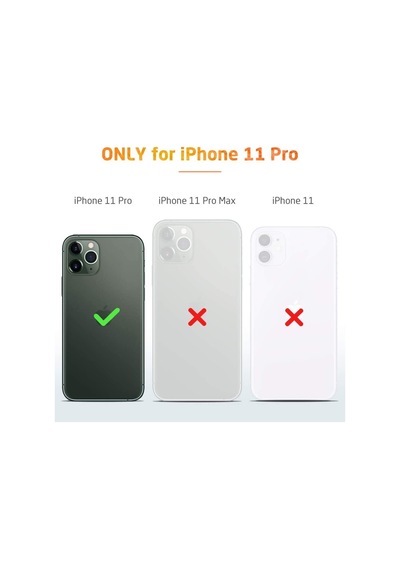 Teknomoda Apple Uyumlu iPhone 11 Pro Kamera Korumali Sürgülü Silikon Kilif Mat Seffaf 450155897