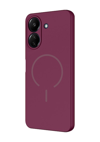 Redmi 13c Kılıf M-safe Şarj Özellikli Rba Meta Kapak - Rose Pembe Rose Pembe