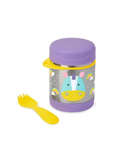 Skip Hop Zoo Paslanmaz Çelik Termos 325 ML Unicorn Mor