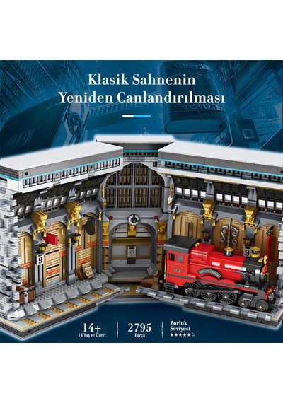 Reobrix Wizzard Train Book 66031 Brick Yapım Seti