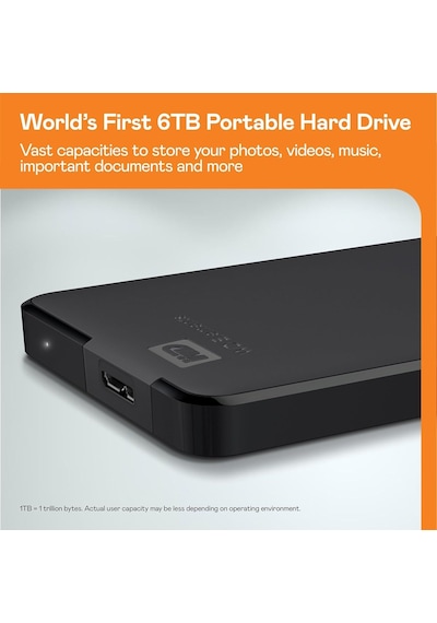 Wd 5tb Elements Taşınabilir Harici Hard Disk Usb 3.0, Wd, Bu6y0050bbk, Wesn