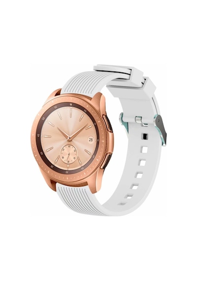 ​​Samsung Galaxy Uyumlu Watch Gear S3 / 46Mm / 3 45Mm Kordon Çizgili Sil