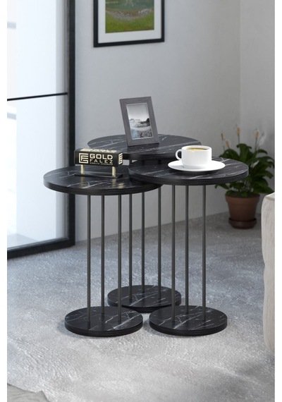 Zigon Sehpa Terra 3 Lü Set Bendir